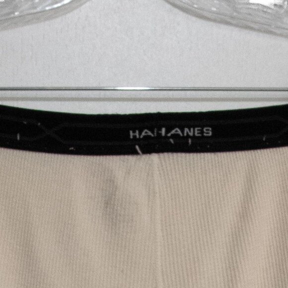 Hanes Thermal Long Underwear Pants Beige Size M Cotton Blend - Picture 6 of 8